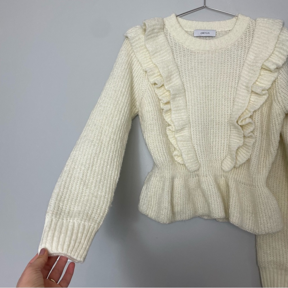 Greylin Diane Cozy Ruffled Sweater - Picture 9 of 12